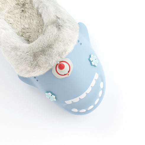 Sharkicks Pro - Hiver, Bonhomme de Neige, Talon Ouvert